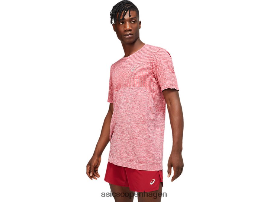 Asics race sømløse korte ærmer bordeaux Z206F61806