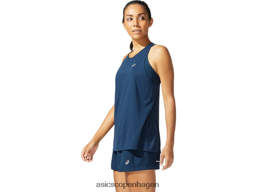 Asics race ærmeløs fransk blå Z206F64078