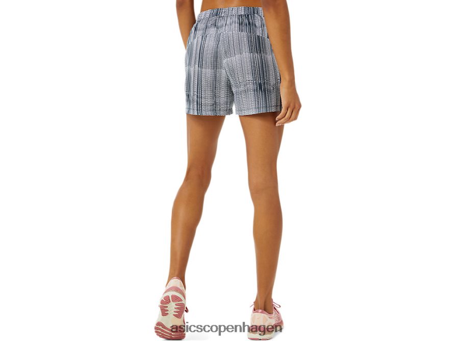 Asics ready-set 3 i grafikkort fransk blå print/knap rosenrød Z206F63474