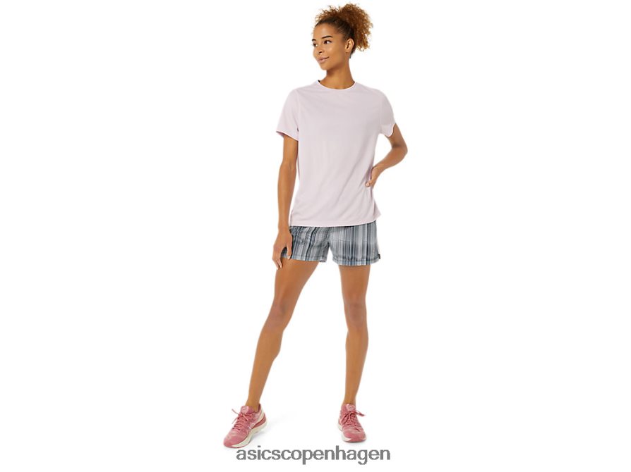 Asics ready-set 3 i grafikkort fransk blå print/knap rosenrød Z206F63474