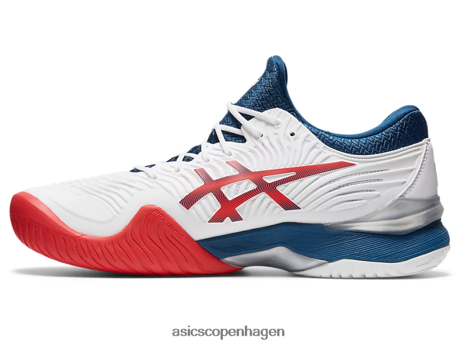 Asics retten ff 2 hvid/mako blå Z206F6880