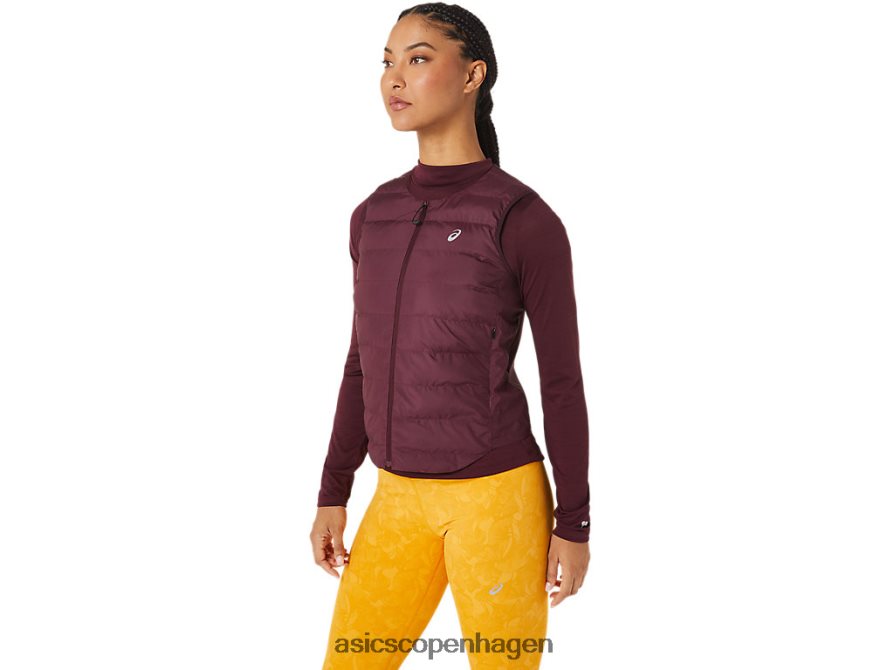 Asics runkoyo polstret vest dybe mars Z206F62801