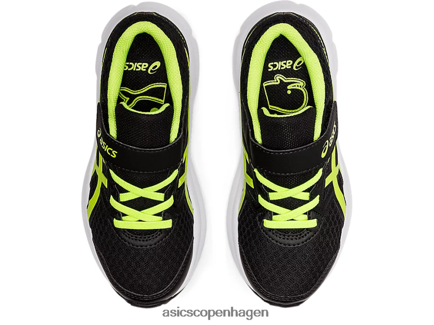 Asics ryk 3 førskole sort/farlig grøn Z206F64529