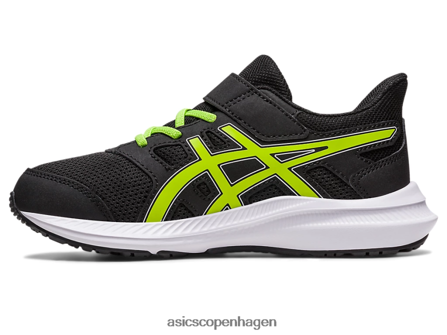 Asics ryk 4 førskole sort/limeskal Z206F64275