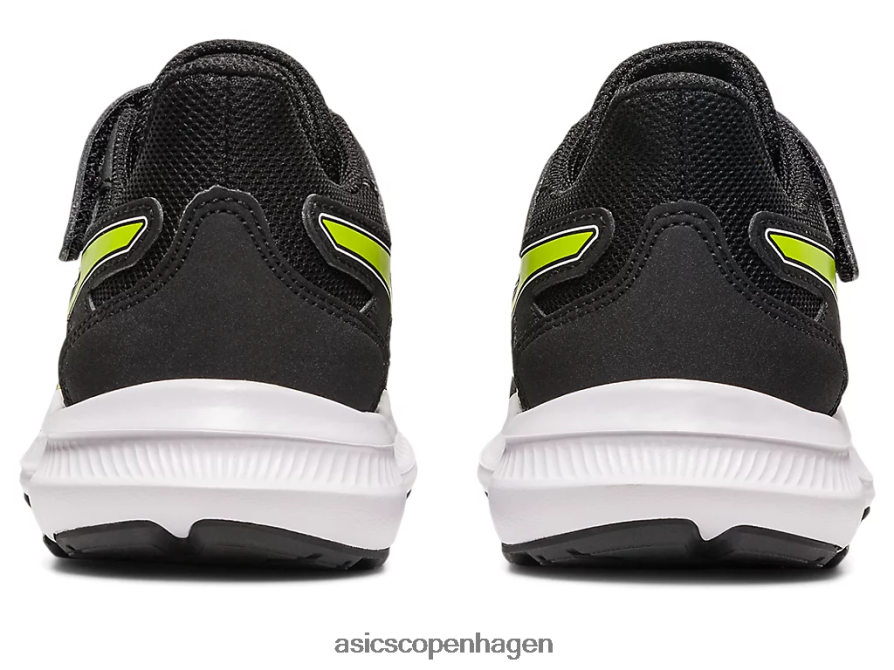 Asics ryk 4 førskole sort/limeskal Z206F64275