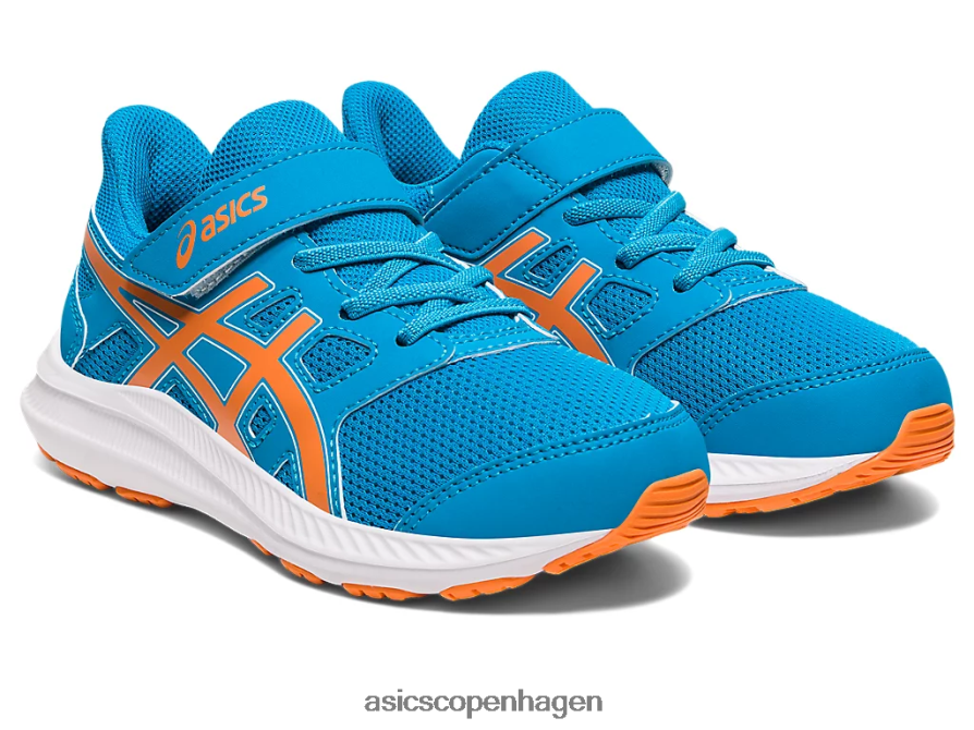 Asics ryk 4 førskole ø blå/sol fersken Z206F64261