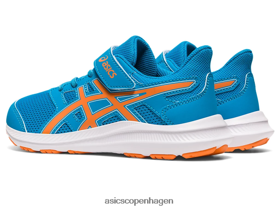 Asics ryk 4 førskole ø blå/sol fersken Z206F64261