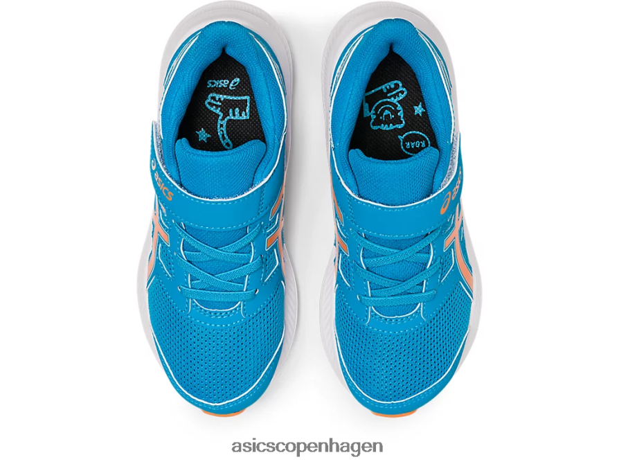 Asics ryk 4 førskole ø blå/sol fersken Z206F64261