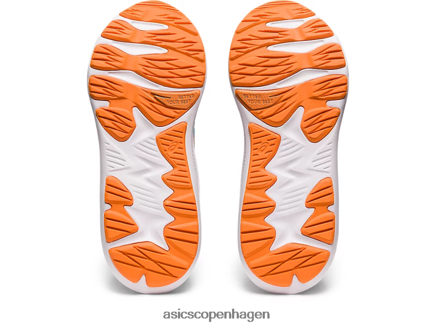 Asics ryk 4 førskole ø blå/sol fersken Z206F64261