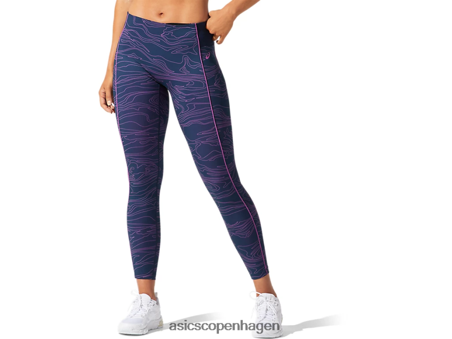 Asics rørgrafik tæt fransk blå/digital drue Z206F64033