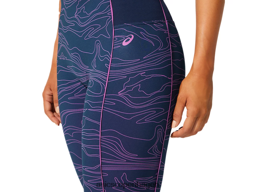 Asics rørgrafik tæt fransk blå/digital drue Z206F64033