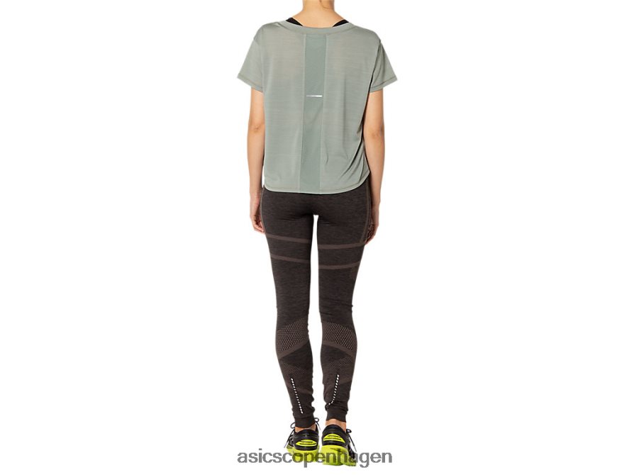 Asics sakura kortærmet crop top skifergrå Z206F63977