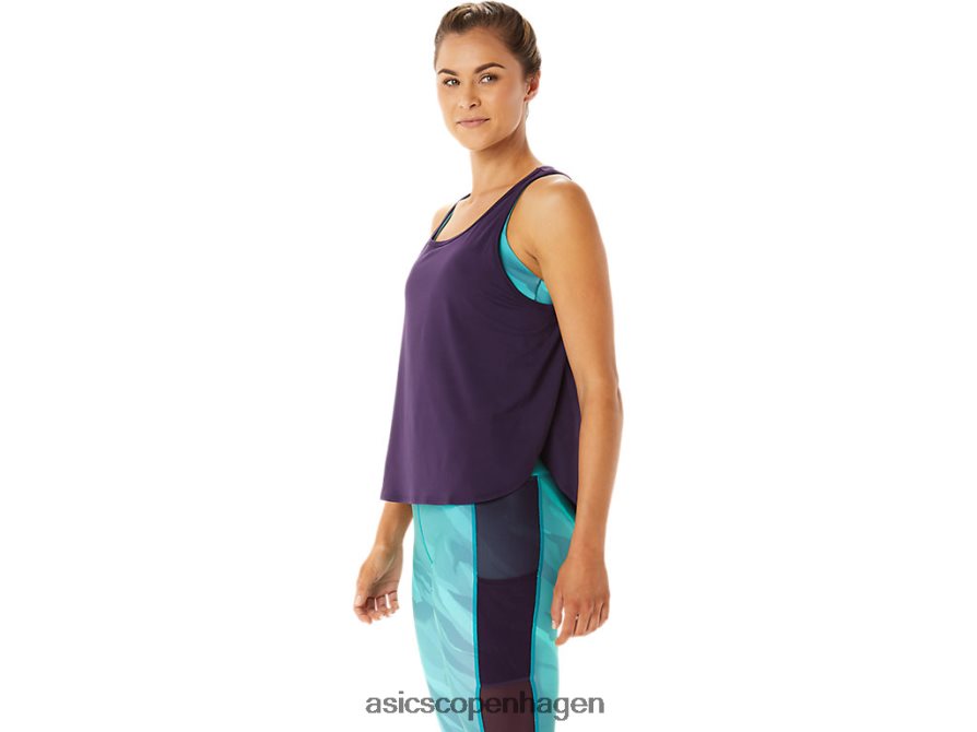 Asics side slids ærmeløs top natskygge Z206F62934