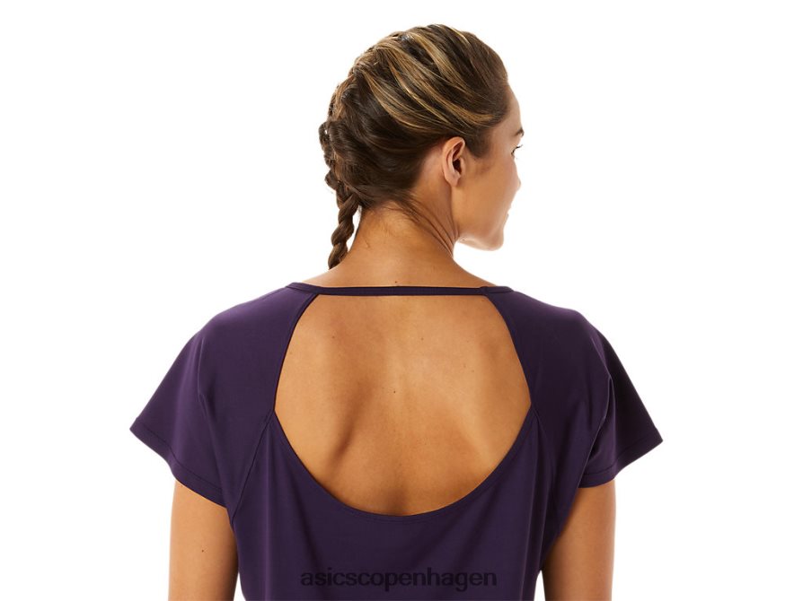 Asics sideslids kortærmet top natskygge Z206F62928