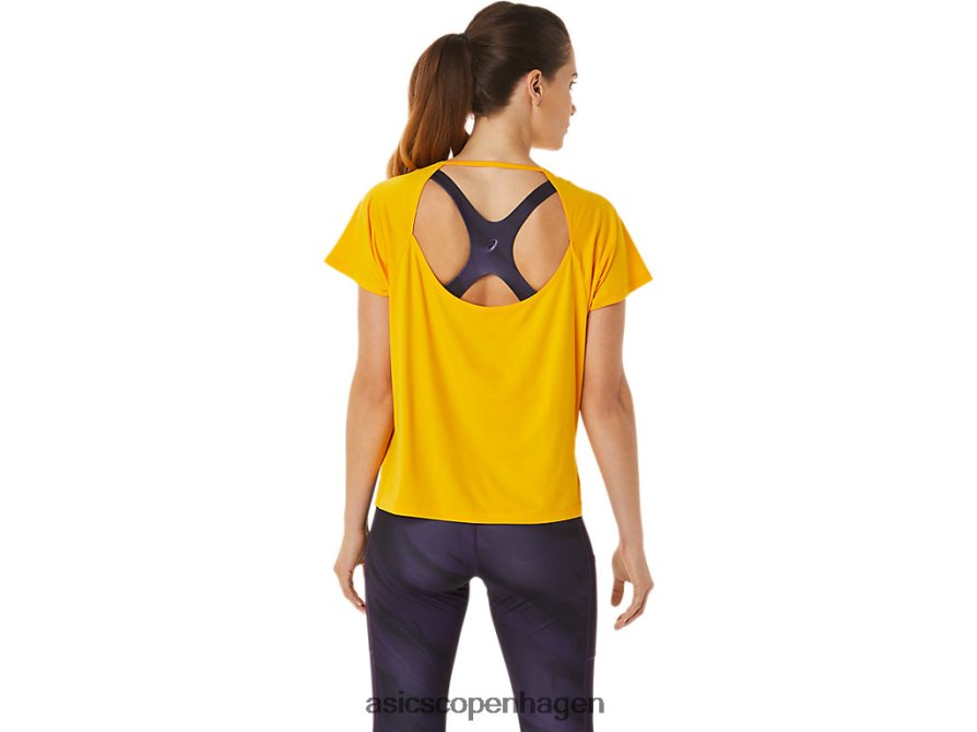 Asics sideslids kortærmet top solsikke Z206F62940