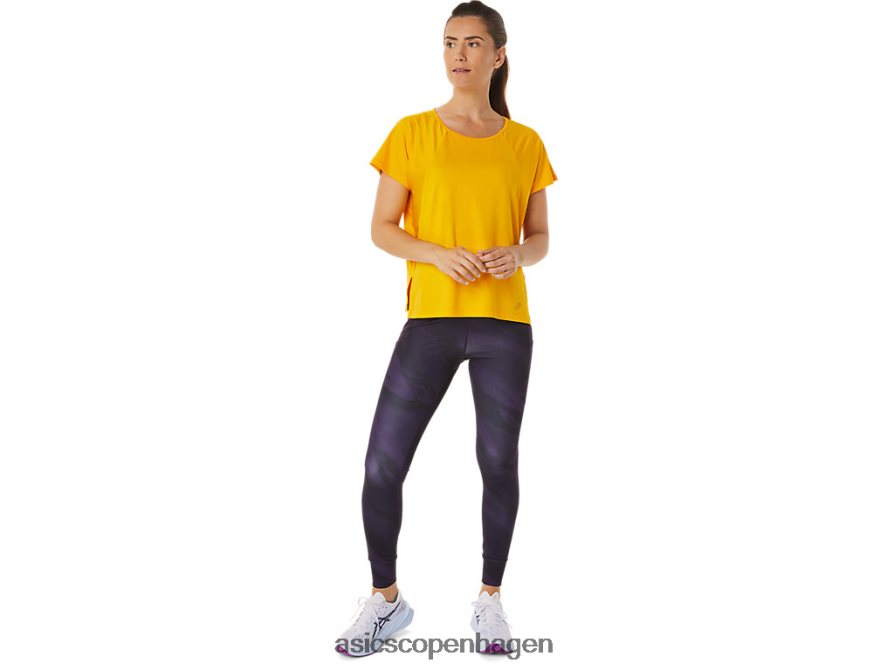 Asics sideslids kortærmet top solsikke Z206F62940