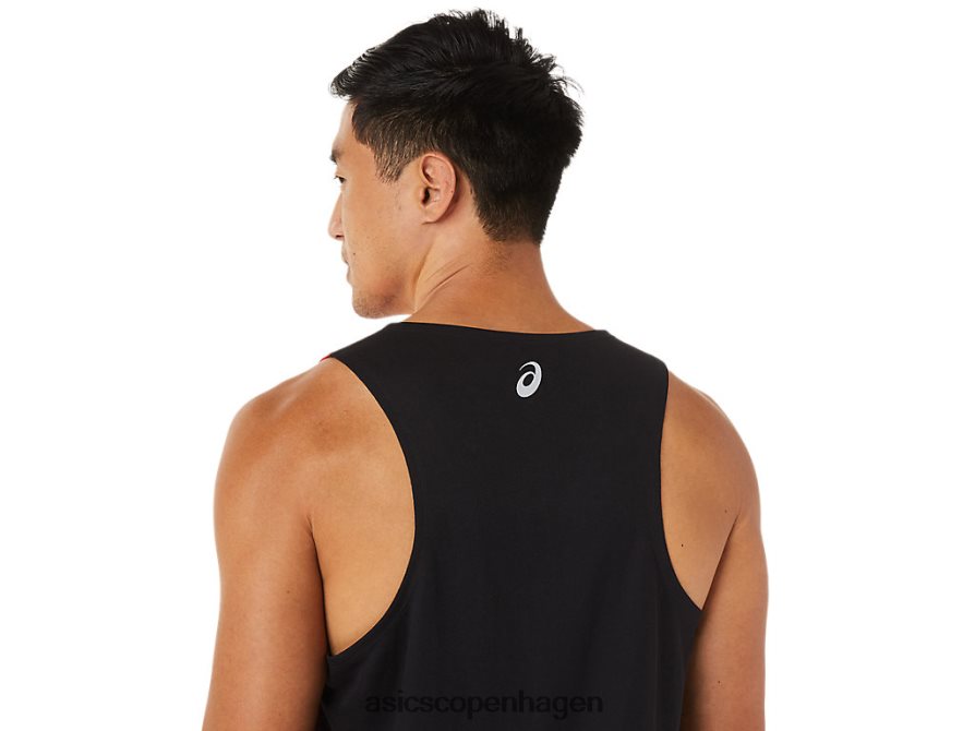 Asics singlet elektrisk rød Z206F61648