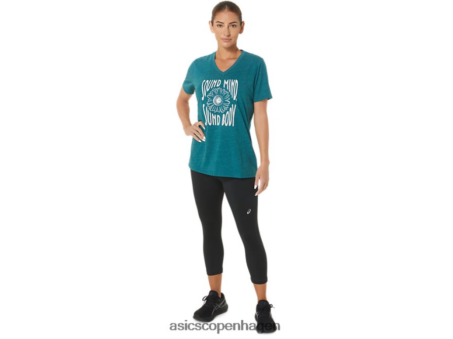 Asics solsikke slogan v-hals fløjlsfyrlyng Z206F62812