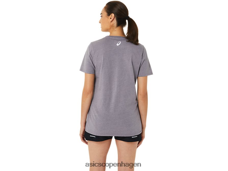 Asics solsikke slogan v-hals lavendel grå lyng Z206F63201