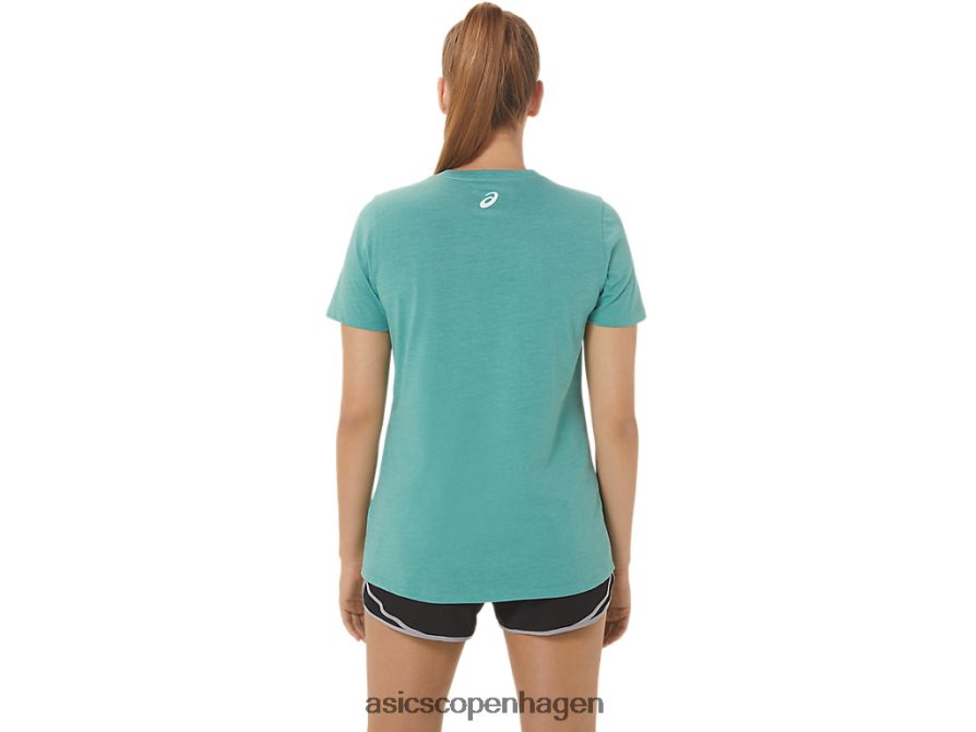 Asics solsikke slogan v-hals salvielyng Z206F62814