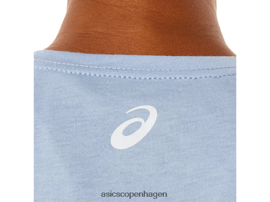 Asics solsikke slogan v-hals tågelyng Z206F63322