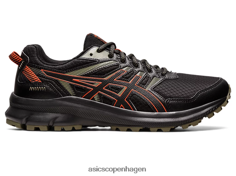 Asics sporspejder 2 ekstra bred sort/cherry tomat Z206F6768