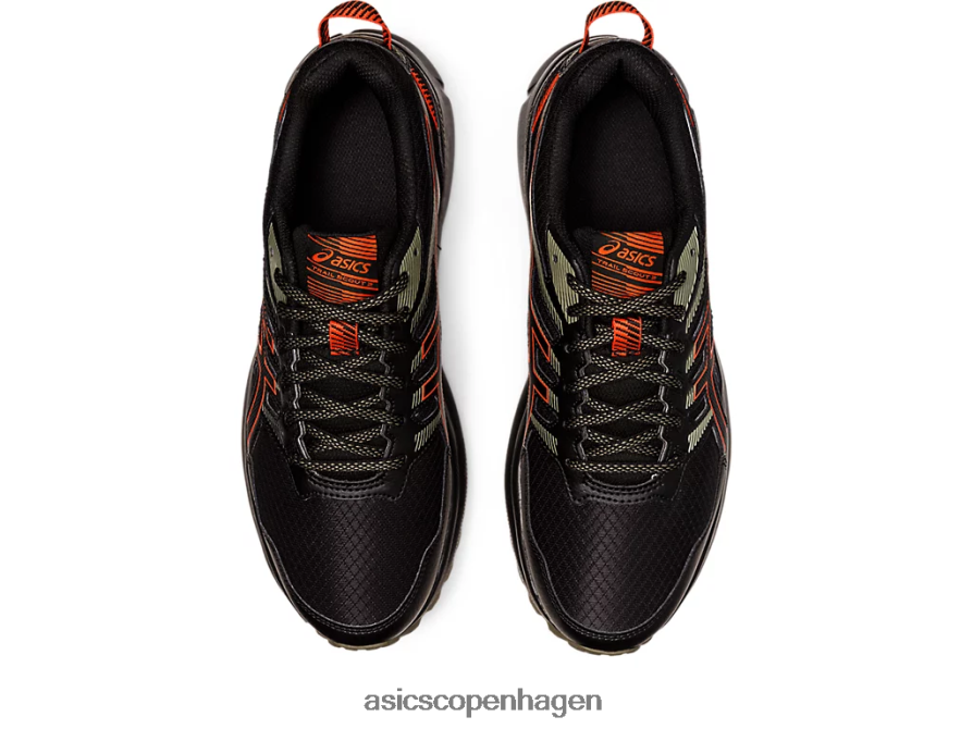 Asics sporspejder 2 sort/cherry tomat Z206F61008