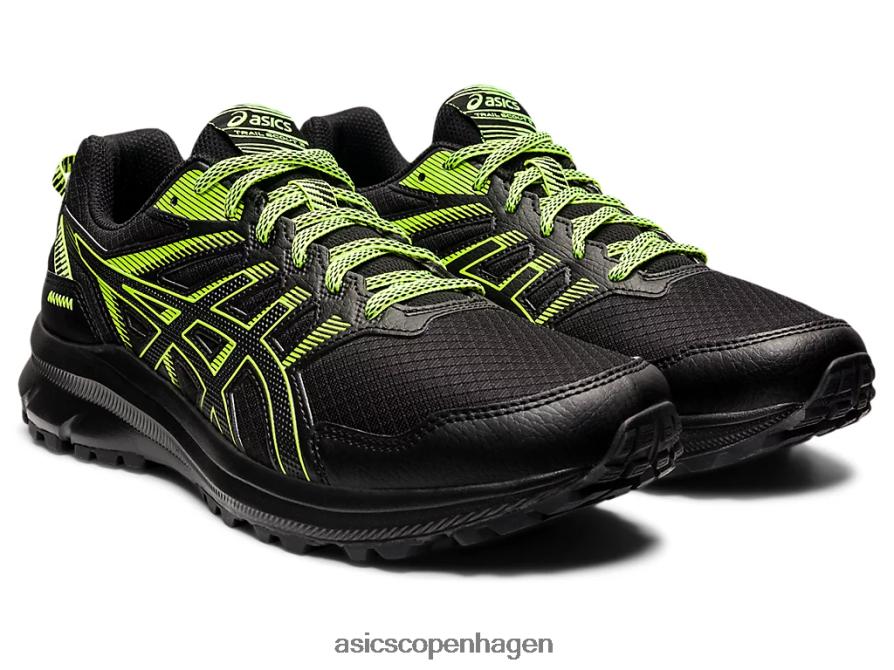 Asics sporspejder 2 sort/farlig grøn Z206F61535