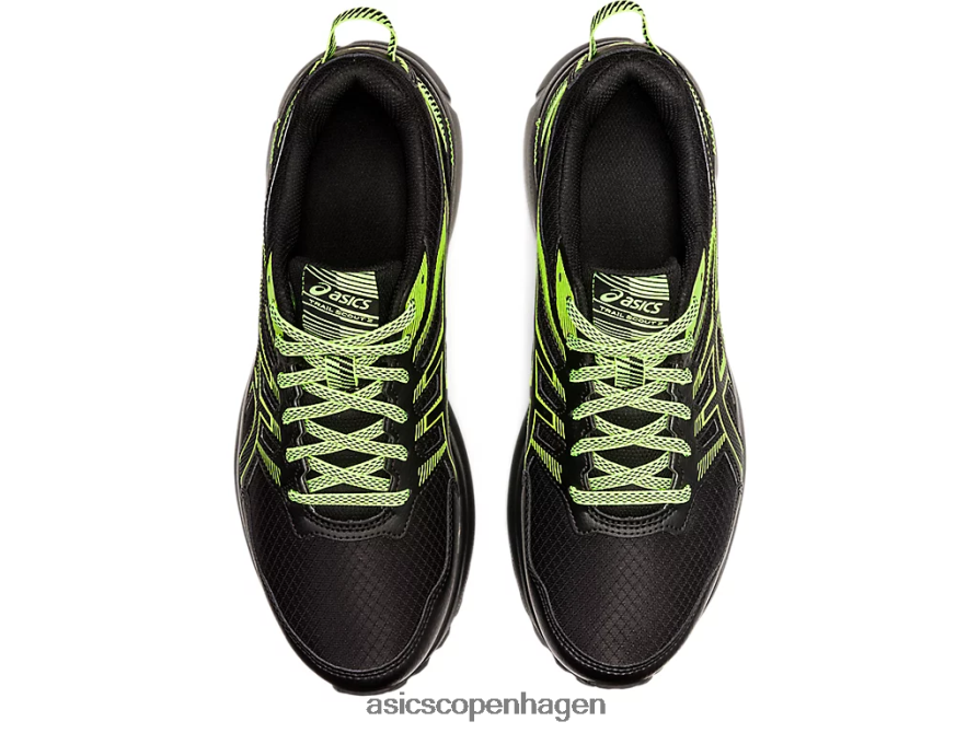 Asics sporspejder 2 sort/farlig grøn Z206F61535