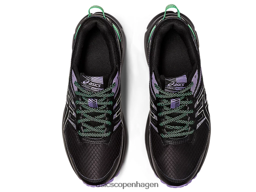 Asics sporspejder 2 sort/hviskende grøn Z206F62421