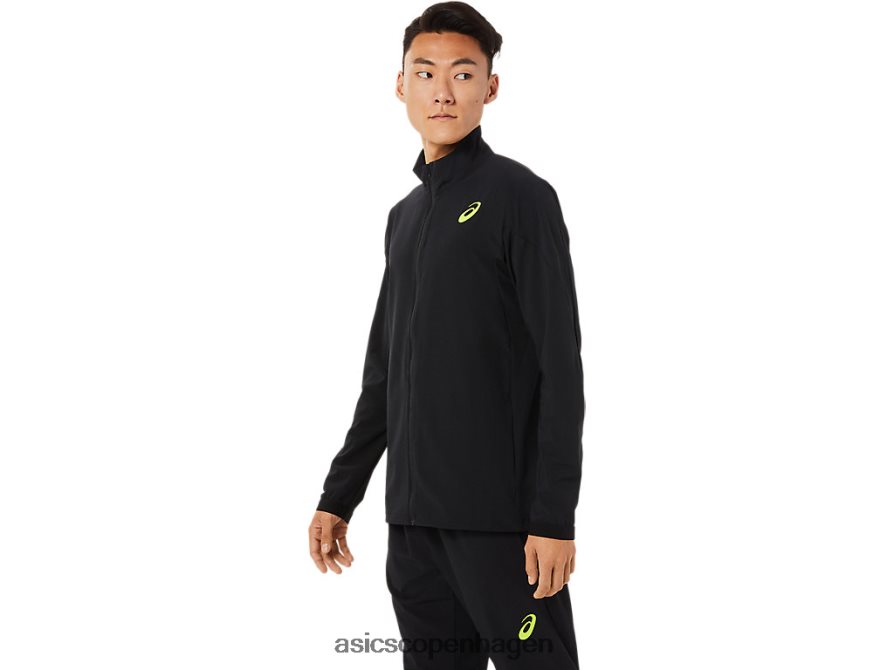 Asics strækvævet jakke ydeevne sort Z206F61450