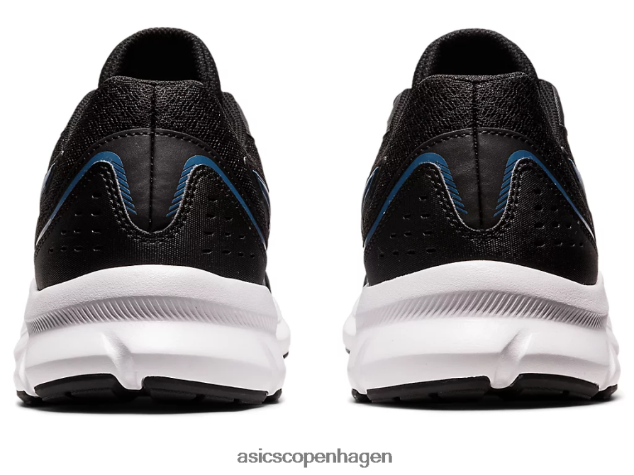 Asics stød 3 ekstra bred sort/azurblå Z206F6958