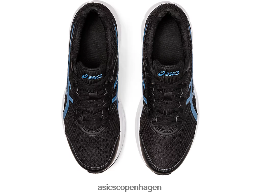 Asics stød 3 ekstra bred sort/azurblå Z206F6958