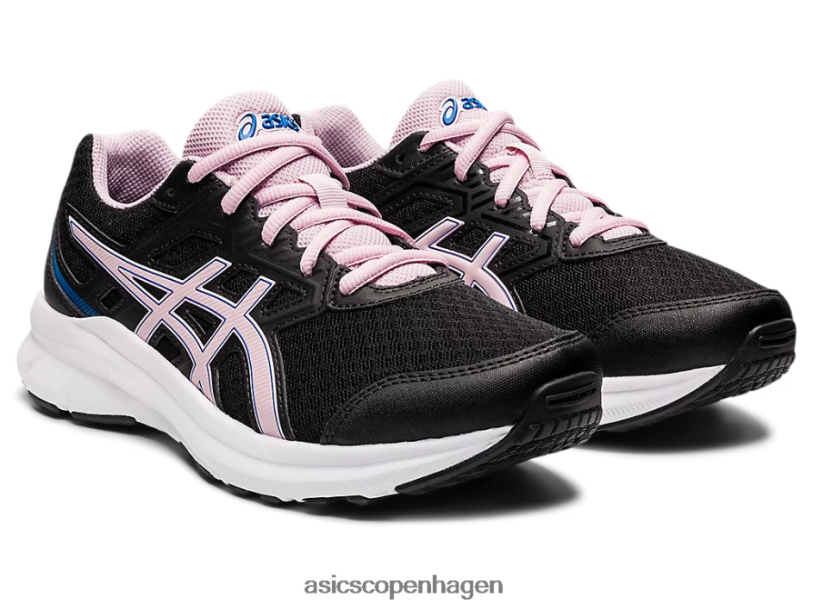 Asics stød 3 klasse skole sort/knap rosenrød Z206F64489