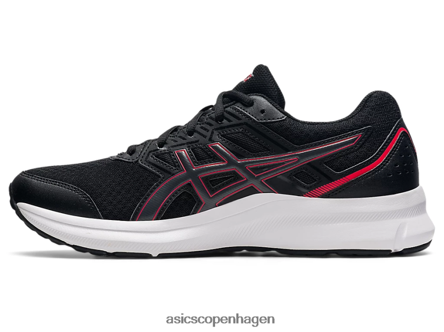 Asics stød 3 sort/elektrisk rød Z206F61795