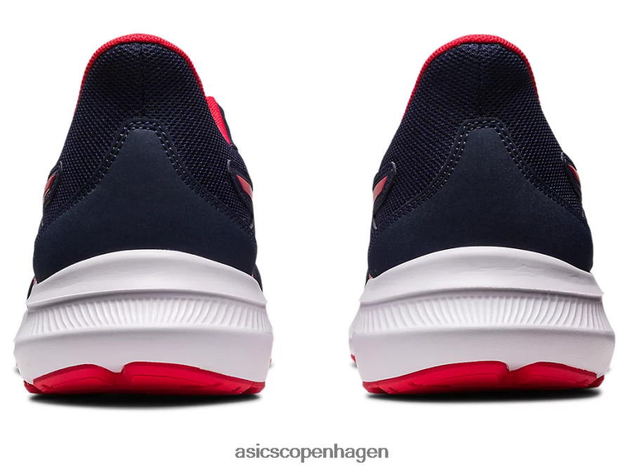 Asics stød 4 ekstra bred midnat/elektrisk rød Z206F6455