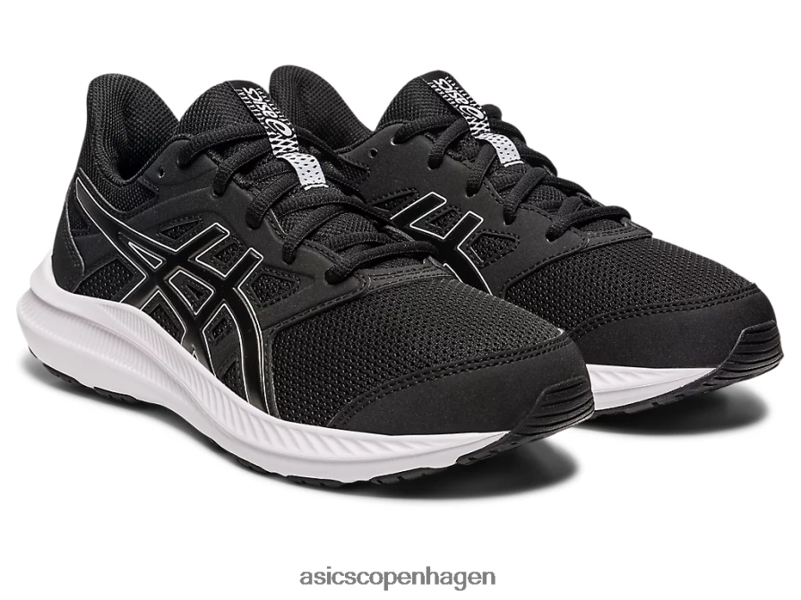 Asics stød 4 klasse skole sort hvid Z206F64257