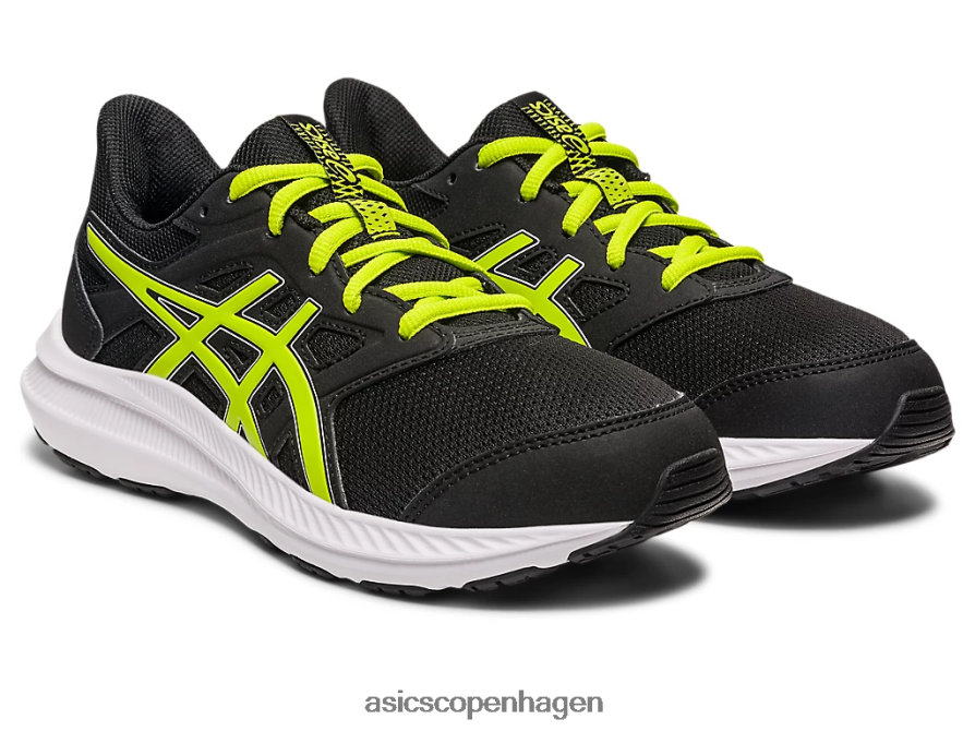 Asics stød 4 klasse skole sort/limeskal Z206F64268