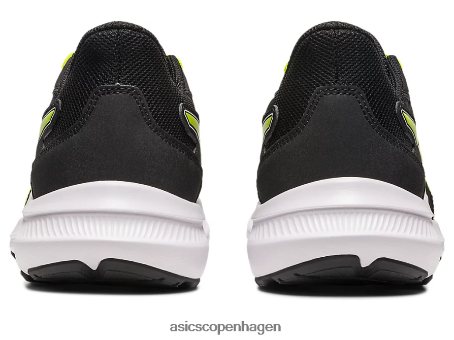 Asics stød 4 klasse skole sort/limeskal Z206F64268