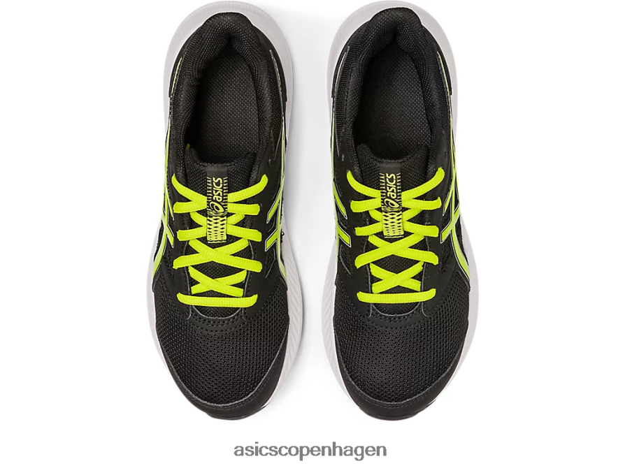 Asics stød 4 klasse skole sort/limeskal Z206F64268