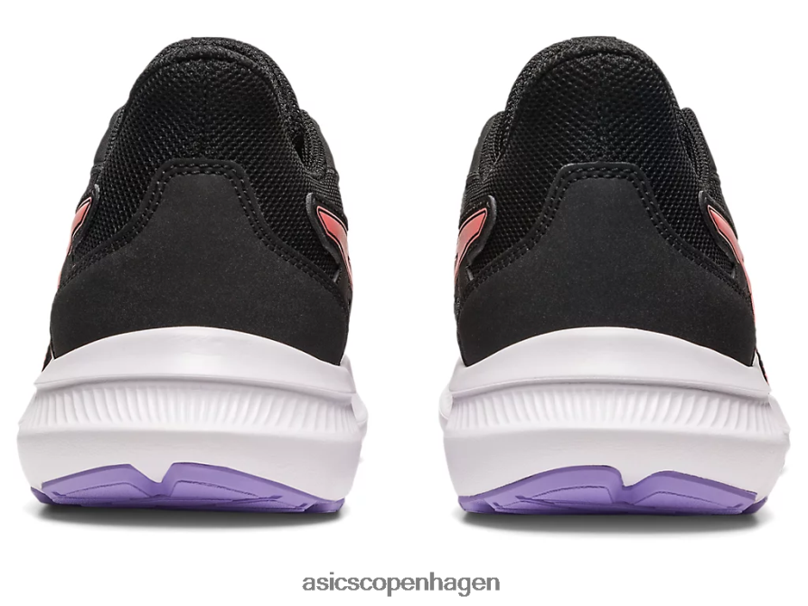 Asics stød 4 klasse skole sort/papaya Z206F64251