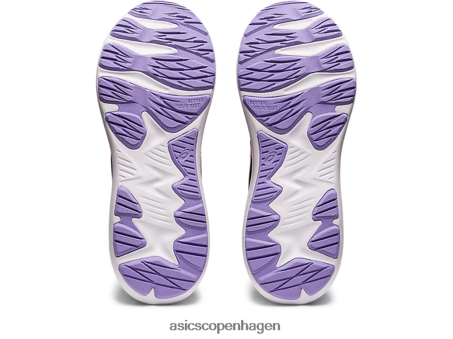 Asics stød 4 klasse skole sort/papaya Z206F64251