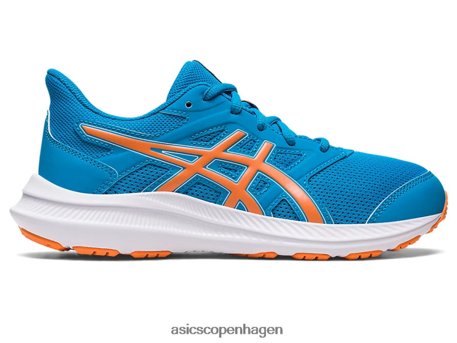Asics stød 4 klasse skole ø blå/sol fersken Z206F64270