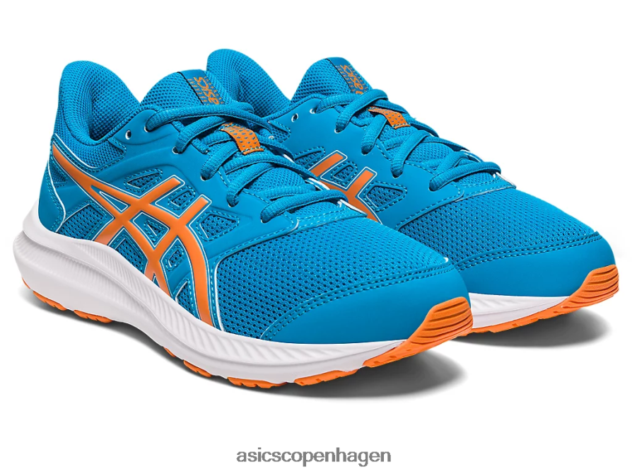 Asics stød 4 klasse skole ø blå/sol fersken Z206F64270