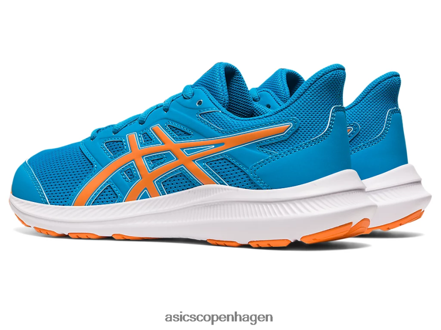 Asics stød 4 klasse skole ø blå/sol fersken Z206F64270