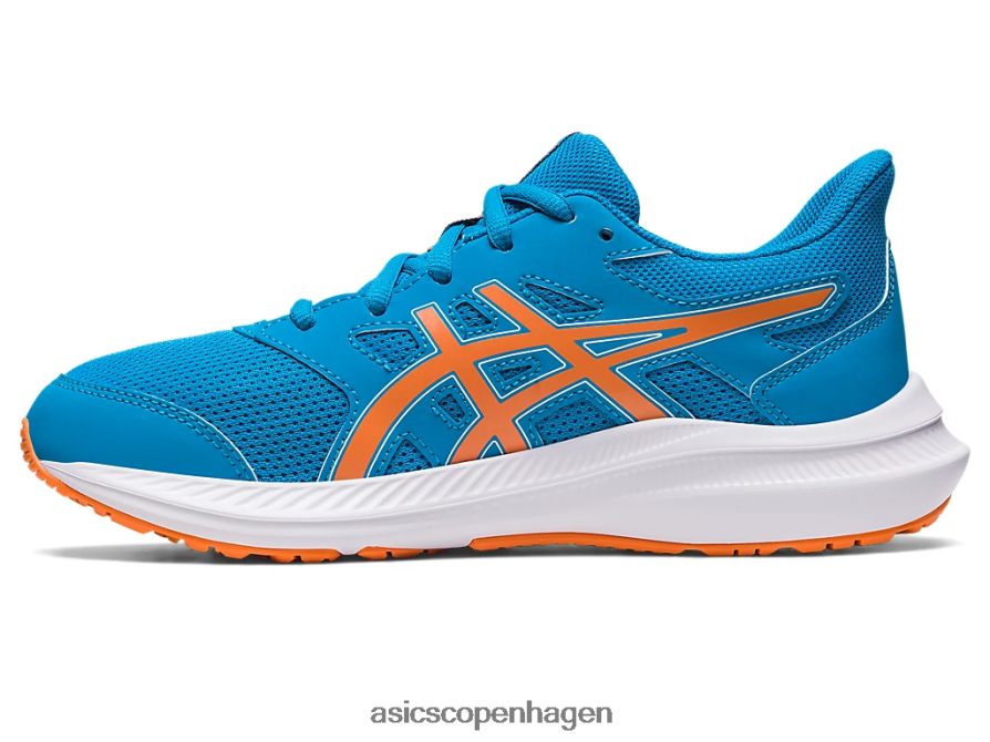 Asics stød 4 klasse skole ø blå/sol fersken Z206F64270