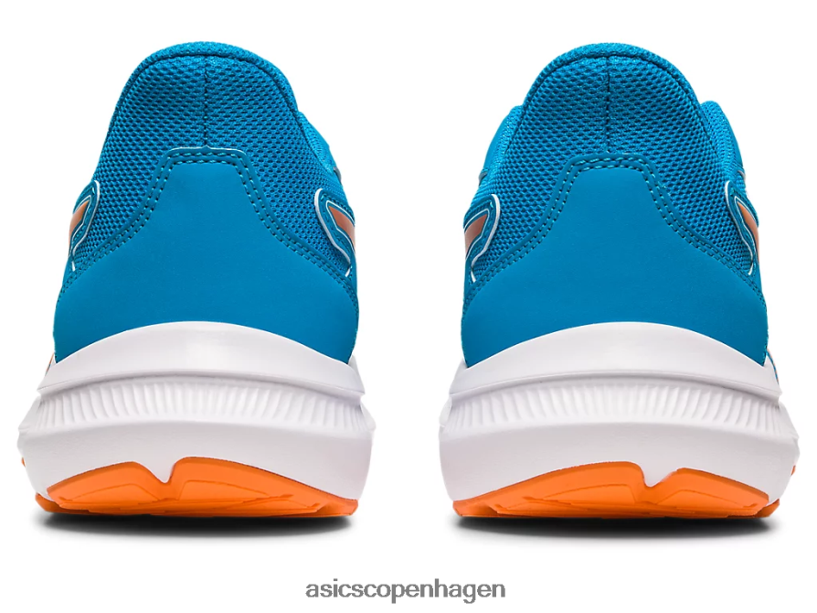 Asics stød 4 klasse skole ø blå/sol fersken Z206F64270