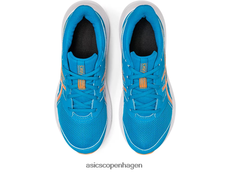 Asics stød 4 klasse skole ø blå/sol fersken Z206F64270