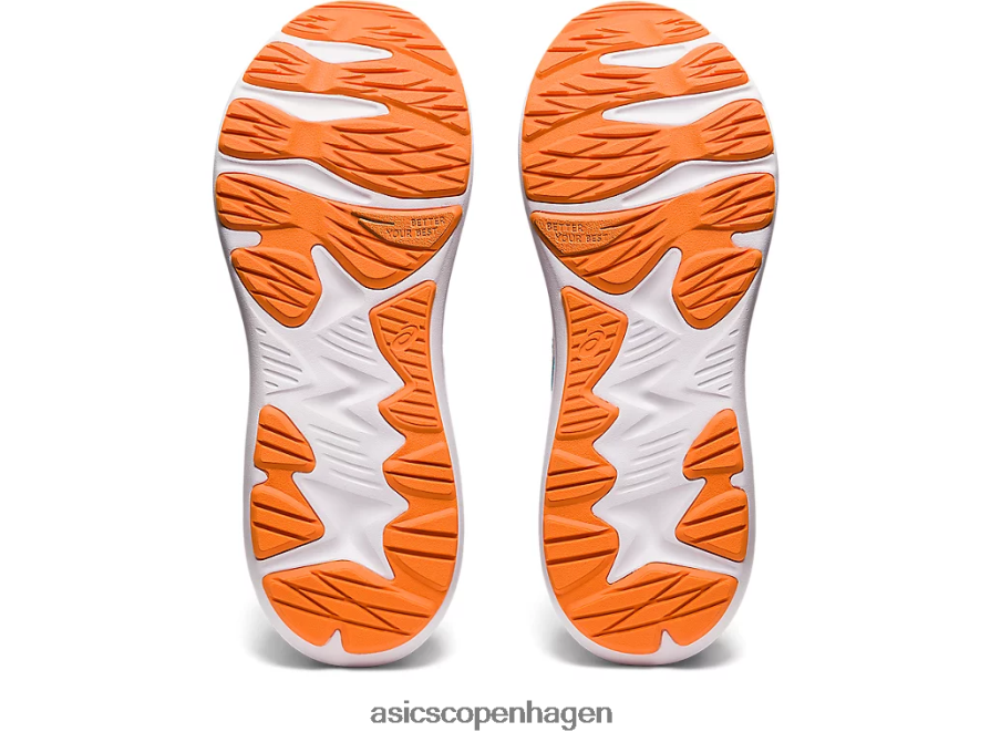 Asics stød 4 klasse skole ø blå/sol fersken Z206F64270