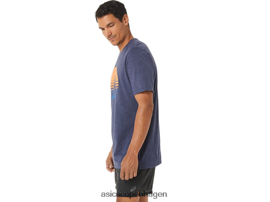 Asics sunrise runner grafisk t-shirt ærtelyng Z206F61262